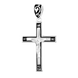 Срібний хрестик з емаллю, 5.90